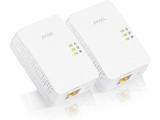 1300 Mbps Powerline Ethernet Adapter-Ideal for smart TVs and playing on-line games - For 4K streaming and lag free gaming - Pack of 2 [PLA5405v2]