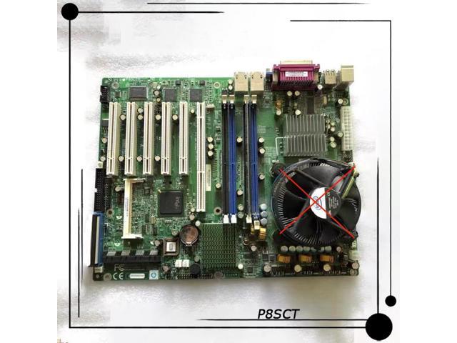 P8SCT Original For Supermicro Server Motherboard Dual Gigabit Network Card Firewall Motherboard LGA775 (Prescott) Socket