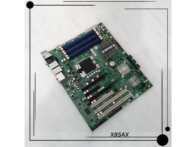 X8SAX Original For Supermicro 1366-pin X58 Motherboard Single-way Workstation Motherboard Industrial Computer Dual PCI-X
