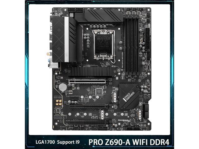 PRO Z690-A WIFI DDR4 For Msi LGA1700 DDR4 128G Support I9 SATA3*6 M.2*4 USB3.2 ATX PC Desktop Motherboard High Quality Fast Ship New