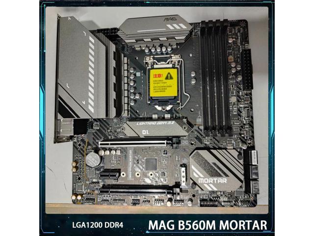 MAG B560M MORTAR For Msi LGA1200 DDR4 128G Support I9 SATA3*6 M.2*2 USB3.2 M-ATX PC Desktop Motherboard High Quality Fast Ship New