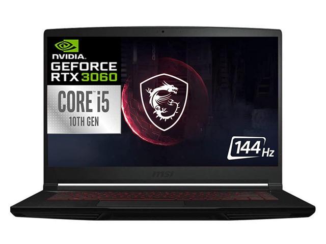 MSI GF65 Thin 15 Gaming Laptop I 15.6" FHD IPS 144Hz I 10th Gen Intel Hexa-Core i5-10500H I GeForce RTX 3060 6GB I 8GB DDR4  1TB PCIe SSD I Backlit Keyboard USB-C Nahimic Win11 Pro