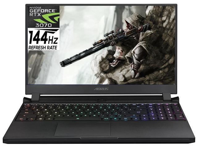 GIGABYTE AORUS 5 Gaming Laptop, 15.6" FHD IPS Anti-Glare 240Hz, Intel 8-Core i7-11800H (Beat Ryzen 7 5800H), 64GB DDR4  2TB PCIe SSD, NVIDIA GeForce RTX 3070 8GB, RGB Backlit, Windows 11