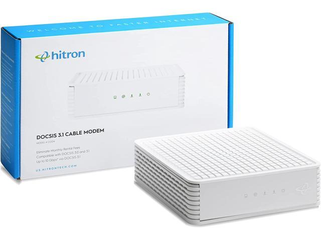 CODA DOCSIS 3.1 Modem|pairs with Any WiFi Router Or Mesh WiFi|Certified For Comcast Xfinity, Charter Spectrum, Cox|10x Faster Than DOCSIS 3.0|Cable Modem with 2X 1 Gbps Ethernet Ports