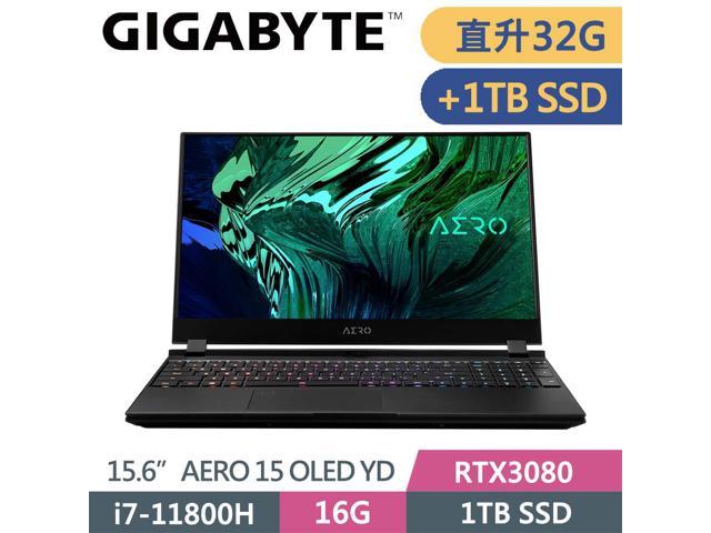 GIGABYTE AERO 15 OLED YD(i7-11800H/16G/1TB+1TB SSD/RTX3080/15.6 4K/W10P)E-sports gaming laptop