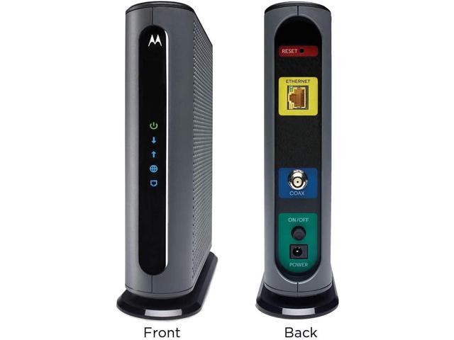 Motorola MB8611 DOCSIS 3.1 Multi-Gig Cable Modem | Pairs with Any WiFi Router | Approved for Comcast Xfinity, Cox Gigablast, Spectrum | 2.5 Gbps Port | 2500 Mbps Max Internet Speeds