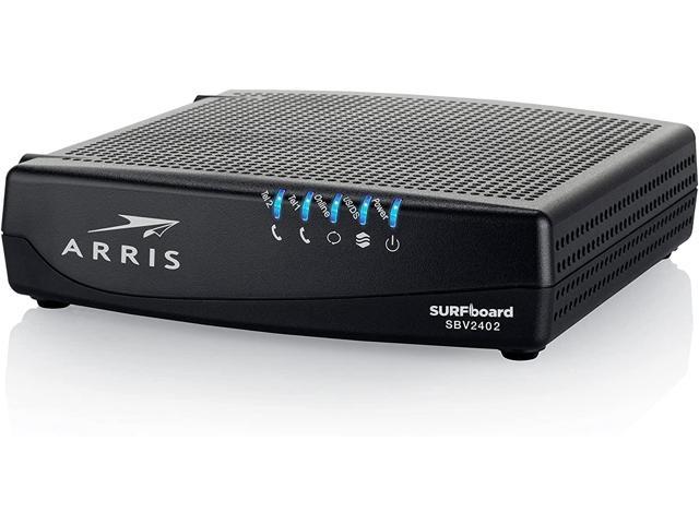 SURFboard SBV2402 DOCSIS 3.0 Cable Modem | Comcast Xfinity Internet & Voice | 1 Gbps Port | 2 Telephony Ports | Supports Xfinity 800 Mbps Max Internet Speed | 2 Year Warranty