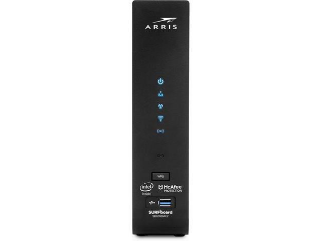 Surfboard (32x8) Docsis 3.0 Cable Modem Plus AC2350 Dual Band Wi-Fi Router, Certified for Xfinity, Spectrum, Cox & More (SBG7600AC2-RB) RENEWED