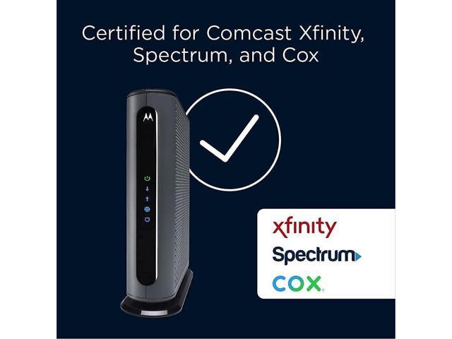 MB8611 Cable Modem + AC2600 Smart Wi-Fi Router with Extended Range|top Internet Speeds|approved by Comcast Xfinity, Charter Spectrum and Cox u2013 Separate Modem and Router Combo