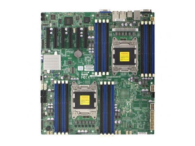 SUPERMICRO X9DRD-EF-B X9DRD-EF-B Dual LGA2011 Intel C602J DDR3 SATA3 V and 2GbE EATX Server Motherboard