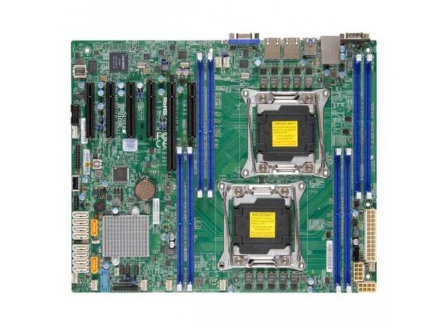 SUPERMICRO X10DRL-I-B Supermicro X10DRL-I-B Dual LGA2011 Intel C612 DDR4 SATA3 and USB3.0 V and 2GbE ATX Server Motherboard
