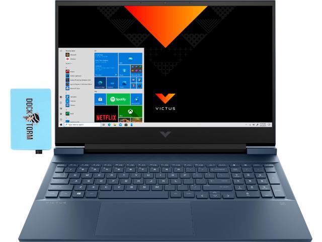 HP Victus 16 Laptop (Intel i5-11400H 6-Core, 16.1" Full HD (1920x1080), NVIDIA GeForce RTX 3050, 32GB RAM, 2x512GB PCIe SSD RAID 1  (512GB), Webcam, Wifi, Bluetooth, Backlit KB, Win 10 Pro) with Hub