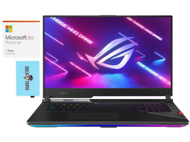 ASUS ROG Strix Scar 17 G733ZW Gaming & Entertainment Laptop (Intel i9-12900H 14-Core, 17.3" 360Hz Full HD (1920x1080), GeForce RTX 3070 Ti, Win 11 Pro) with Microsoft 365 Personal , Hub