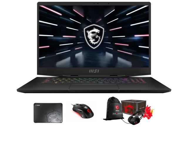 MSI Stealth GS77 -17 Gaming & Entertainment Laptop (Intel i9-12900H 14-Core, 17.3" 240Hz 2K Quad HD (2560x1440), GeForce RTX 3070 Ti, Win 11 Pro) with Loot Box , Clutch GM08 , Pad