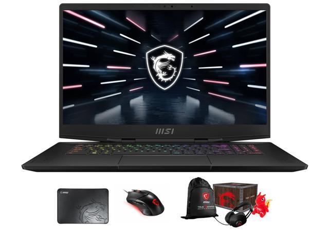 MSI Stealth GS77 -17 Gaming & Entertainment Laptop (Intel i7-12700H 14-Core, 17.3" 240Hz 2K Quad HD (2560x1440), NVIDIA RTX 3080 Ti, Win 11 Pro) with Loot Box , Clutch GM08 , Pad