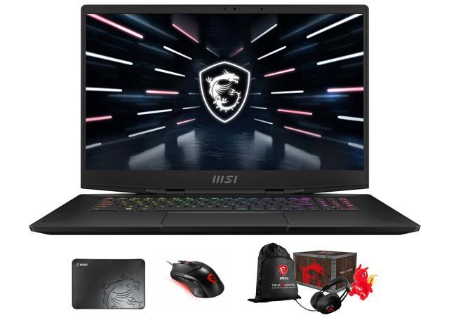 MSI Stealth GS77 -17 Gaming & Entertainment Laptop (Intel i9-12900H 14-Core, 17.3" 120Hz 4K Ultra HD (3840x2160), NVIDIA GeForce RTX 3080 Ti, Win 11 Pro) with Loot Box , Clutch GM08 , Pad