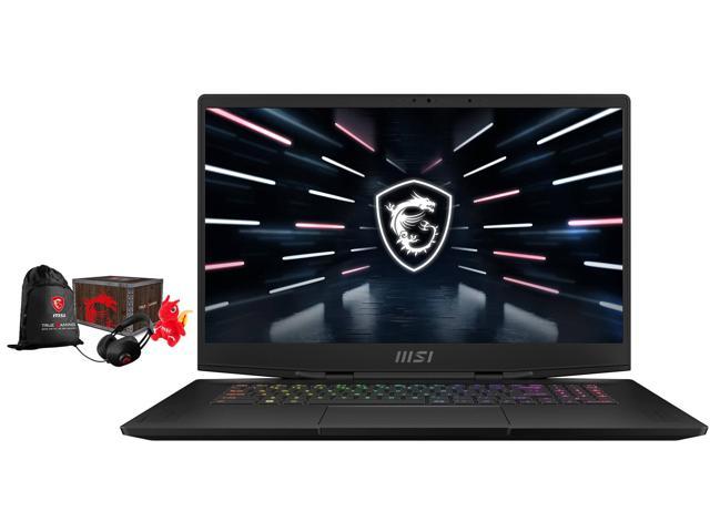 MSI Stealth GS77 -17 Gaming & Entertainment Laptop (Intel i9-12900H 14-Core, 17.3" 120Hz 4K Ultra HD (3840x2160), NVIDIA GeForce RTX 3080 Ti, 32GB DDR5 4800MHz RAM, Win 11 Pro) with Loot Box