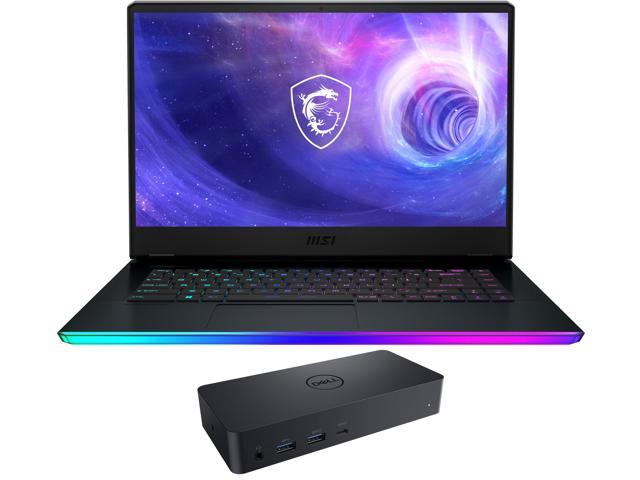 MSI Raider GE66-15 Gaming Laptop (Intel i9-12900HK 14-Core, 15.6" 120Hz 4K Ultra HD (3840x2160), GeForce RTX 3080 Ti, 32GB DDR5 4800MHz RAM, 2x1TB PCIe SSD (2TB), Win 11 Home) with D6000 Dock