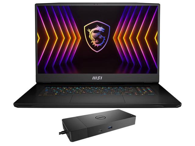 MSI TITAN GT77 12UHS Gaming & Entertainment Laptop (Intel i7-12800HX 16-Core, 17.3" 144Hz 4K Ultra HD (3840x2160), GeForce RTX 3080 Ti, Win 11 Pro) with Thunderbolt Dock WD19TBS
