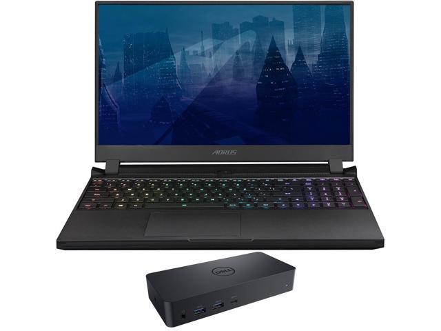Gigabyte AORUS 15P Gaming & Entertainment Laptop (Intel i7-11800H 8-Core, 15.6" 300Hz Full HD (1920x1080), NVIDIA RTX 3070, 16GB RAM, 1TB m.2 SATA SSD, Backlit KB, Win 10 Pro) with D6000 Dock