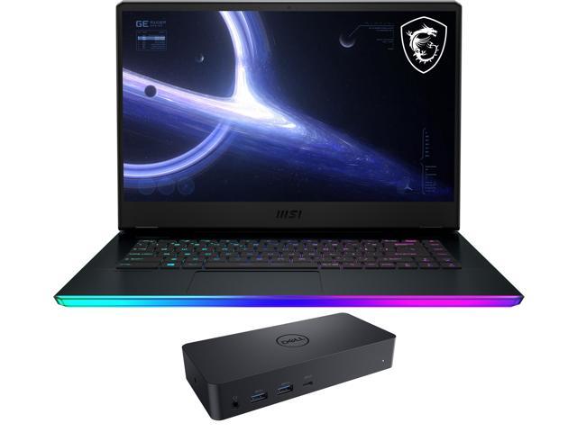 MSI GE66 Raider 11UG-070-15 Gaming Laptop (Intel i7-11800H 8-Core, 15.6" 240Hz 2K Quad HD (2560x1440), GeForce RTX 3070, 16GB RAM, 1TB SSD, Backlit KB, Wifi, USB 3.2, Win 10 Home) with D6000 Dock
