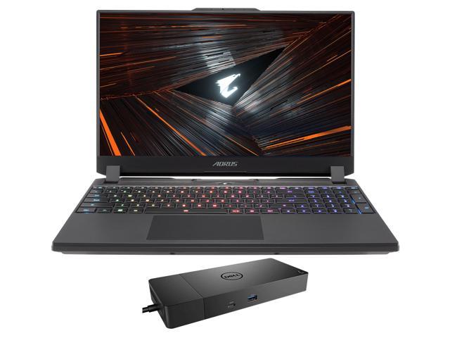 Gigabyte AORUS 15 Gaming Laptop (Intel i7-12700H 14-Core, 15.6" 165Hz 2K Quad HD (2560x1440), NVIDIA RTX 3070 Ti, 16GB RAM, 1TB SSD, Backlit KB, Wifi, Win 11 Home) with Thunderbolt Dock WD19TBS