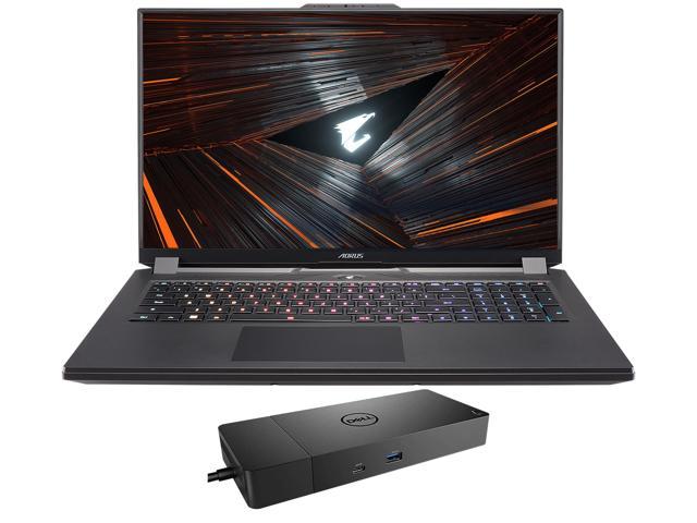 Gigabyte AORUS 17 XE4 Gaming Laptop (Intel i7-12700H 14-Core, 17.3" 360Hz Full HD (1920x1080), NVIDIA RTX 3070 Ti, 16GB RAM, 1TB SSD, Backlit KB, Wifi, Win 11 Home) with Thunderbolt Dock WD19TBS