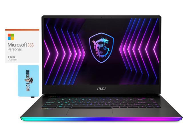 MSI Raider GE67HX 15.6" 240Hz 2K QHD OLED Gaming Laptop (Intel i7-12800HX 16-Core, RGB Backlit KYB, Killer WiFi 6E, 2K Quad HD (2560x1440), NVIDIA RTX 3070 Ti 8GB, Win 11 Pro) w/Hub