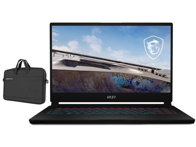 MSI Stealth 15M Gaming & Entertainment Laptop (Intel i7-1260P 12-Core, 15.6" 144Hz Full HD (1920x1080), NVIDIA RTX 3060, 16GB RAM, 512GB SSD, Backlit KB, Wifi, Win 11 Pro) with Topload Bag