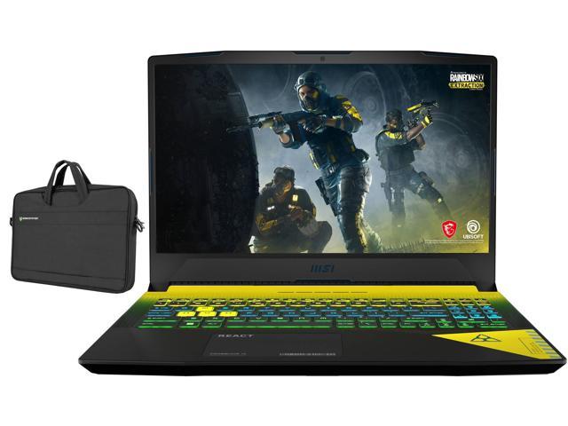 MSI Crosshair 15 Rainbow Six Gaming & Entertainment Laptop (Intel i7-12700H 14-Core, 15.6" 165Hz 2K Quad HD (2560x1440), NVIDIA RTX 3070, 16GB RAM, 1TB SSD, Win 11 Home) with Topload Bag