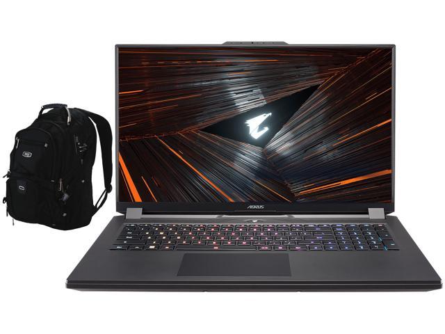 Gigabyte AORUS 17 XE4 Gaming Laptop (Intel i7-12700H 14-Core, 17.3" 360Hz Full HD (1920x1080), NVIDIA RTX 3070 Ti, 16GB RAM, 1TB SSD, Backlit KB, Wifi, Win 11 Home) with Travel & Work Backpack