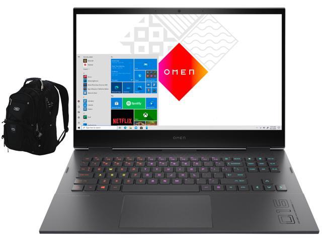HP OMEN 16  Gaming & Entertainment Laptop (AMD Ryzen 7 5800H 8-Core, 16.1" 144Hz Full HD (1920x1080), NVIDIA GeForce RTX 3050 Ti, 16GB RAM, Win 10 Home) with Travel & Work Backpack