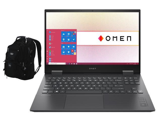 HP OMEN 15z-en100 Gaming & Entertainment Laptop (AMD Ryzen 9 5900HX 8-Core, 15.6" 144Hz Full HD (1920x1080), NVIDIA GeForce RTX 3070, 16GB RAM, Win 10 Home) with Travel & Work Backpack