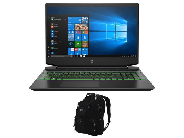 HP Pavilion 15z Gaming & Entertainment Laptop (AMD Ryzen 5 5600H 6-Core, 15.6" 144Hz Full HD (1920x1080), NVIDIA GTX 1650, 8GB RAM, 512GB  SATA SSD, Win 11 Home) with Travel & Work Backpack