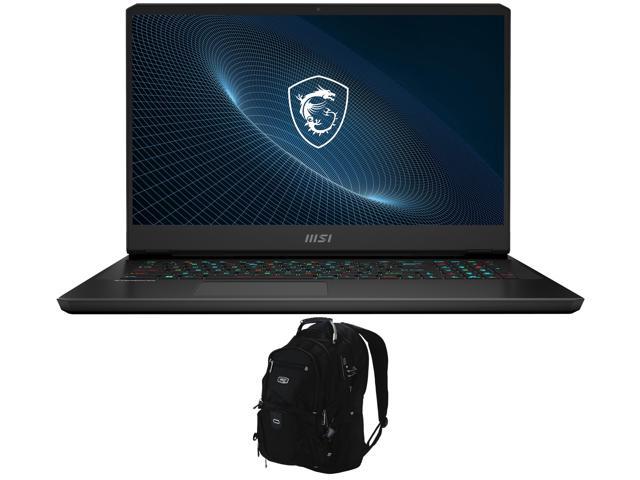 MSI Vector GP76 12UE-17 Gaming Laptop (Intel i7-12700H 14-Core, 17.3" 360Hz Full HD (1920x1080), NVIDIA RTX 3060, 16GB RAM, 2x512GB PCIe SSD RAID 0  (1TB), Win 11 Home) with Travel & Work Backpack