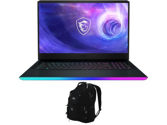 MSI Raider GE76 -17 Gaming & Entertainment Laptop (Intel i9-12900HK 14-Core, 17.3" 120Hz 4K Ultra HD (3840x2160), NVIDIA GeForce RTX 3080 Ti, Win 11 Home) with Travel & Work Backpack