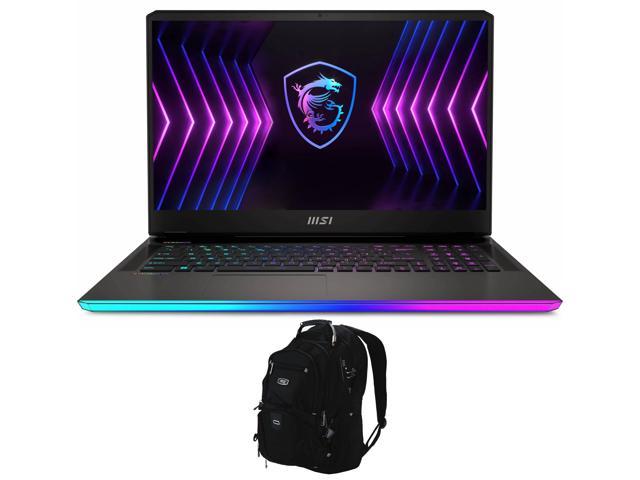 MSI Raider GE77HX  Gaming & Entertainment Laptop (Intel i7-12800HX 16-Core, 17.3" 360Hz Full HD (1920x1080), GeForce RTX 3080 Ti, Win 11 Home) with Travel & Work Backpack