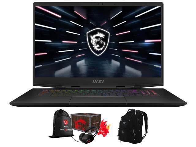 MSI Stealth GS77 -17 Gaming & Entertainment Laptop (Intel i7-12700H 14-Core, 17.3" 240Hz 2K Quad HD (2560x1440), NVIDIA RTX 3080 Ti, Win 11 Pro) with Loot Box , Travel & Work Backpack