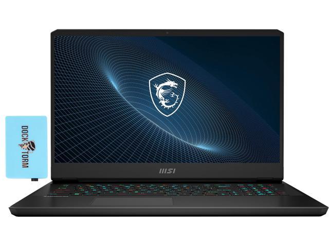 MSI Vector GP76 -17.3" 360Hz Full HD IPS Gaming Laptop 12th Gen (Intel i7-12700H 14-Core 8GB, RGB Backlit KYB, VR Ready, RTX 3070 Ti 8GB, 32GB DDR4, 2x1TB PCIe SSD RAID 0  (2TB), Win 11H) w/Hub