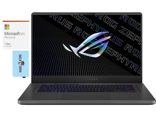 ASUS ROG Zephyrus 15.6 Gaming & Entertainment Laptop (AMD Ryzen 9 6900HS 8-Core, 15.6" 165Hz 2K Quad HD (2560x1440), GeForce RTX 3070 Ti, Win 11 Home) with Microsoft 365 Personal , Hub