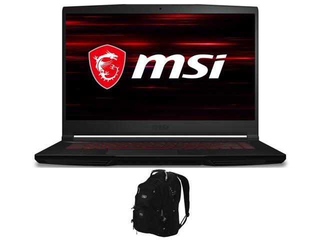 MSI GF63 Thin 11UC Gaming & Entertainment Laptop (Intel i5-11400H 6-Core, 15.6" 144Hz Full HD (1920x1080), NVIDIA RTX 3050, 8GB RAM, 500GB  HDD, Win 11 Home) with Travel & Work Backpack