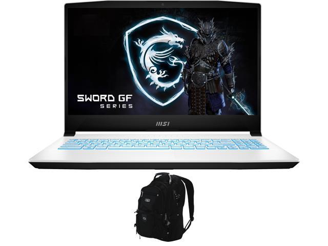 MSI Sword 15 A12UE Gaming & Entertainment Laptop (Intel i7-12650H 10-Core, 15.6" 144Hz Full HD (1920x1080), NVIDIA GeForce RTX 3060, 16GB RAM, 1TB SSD, Win 11 Home) with Travel & Work Backpack