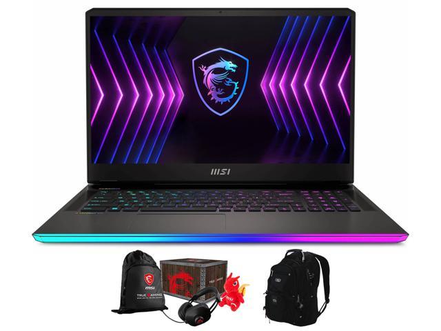 MSI Raider GE77HX  Gaming & Entertainment Laptop (Intel i7-12800HX 16-Core, 17.3" 360Hz Full HD (1920x1080), GeForce RTX 3080 Ti, Win 11 Home) with Loot Box , Travel & Work Backpack