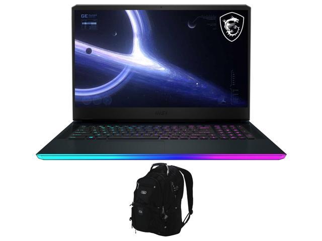 MSI GE76 Raider 11UE-1056 Gaming Laptop (Intel i7-11800H 8-Core, 17.3" 144Hz Full HD (1920x1080), NVIDIA RTX 3060, 16GB RAM, 2x1TB PCIe SSD RAID 0  (2TB), Win 10 Home) with Travel & Work Backpack