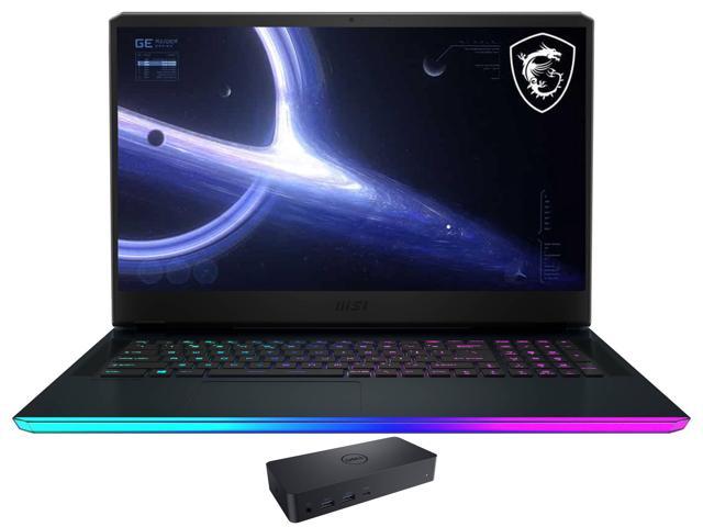 MSI GE76 Raider 11UE-1056 Gaming Laptop (Intel i7-11800H 8-Core, 17.3" 144Hz Full HD (1920x1080), NVIDIA RTX 3060, 16GB RAM, 1TB SSD, Backlit KB, Wifi, USB 3.2, HDMI, Win 10 Home) with D6000 Dock