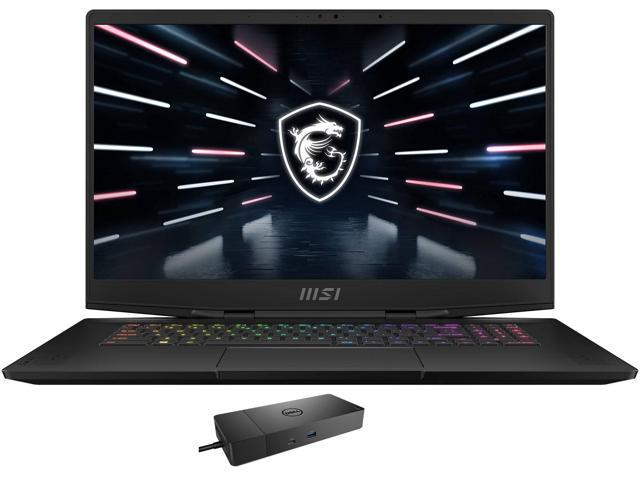 MSI Stealth GS77 -17 Gaming & Entertainment Laptop (Intel i7-12700H 14-Core, 17.3" 240Hz 2K Quad HD (2560x1440), NVIDIA RTX 3080 Ti, 32GB DDR5 4800MHz RAM, Win 11 Pro) with WD19S 180W Dock