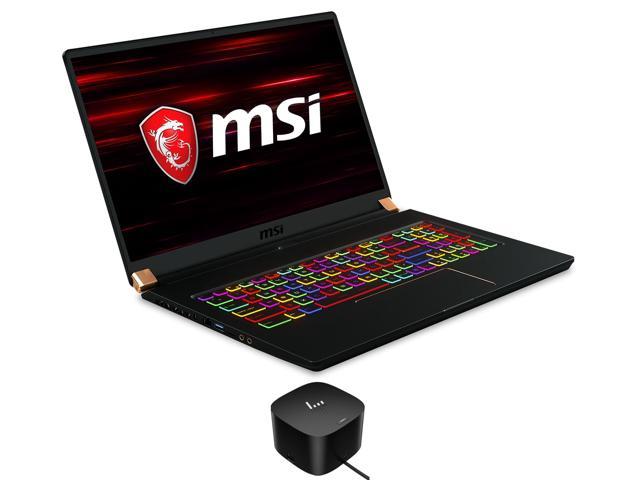 MSI GS75 Stealth-205 Gaming & Entertainment Laptop (Intel i7-8750H 6-Core, 17.3" 144Hz Full HD (1920x1080), NVIDIA RTX 2060, 16GB RAM, 1TB m.2 SATA SSD, Backlit KB, Win 10 Home) with 120W G4 Dock