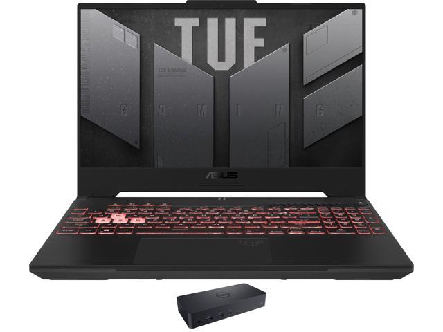 ASUS TUF A15 Gaming & Entertainment Laptop (AMD Ryzen 7 6800H 8-Core, 15.6" 144Hz Full HD (1920x1080), GeForce RTX 3050 Ti, 16GB DDR5 4800MHz RAM, Win 11 Home) with D6000 Dock