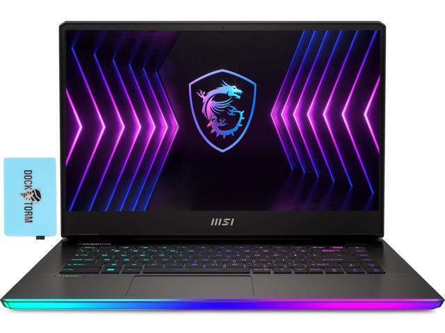 MSI Raider GE67HX 15.6" 240Hz 2K QHD OLED Gaming Laptop (Intel i7-12800HX 16-Core, RGB Backlit KYB, Killer WiFi 6E, NVIDIA RTX 3070 Ti 8GB, 16GB DDR5 4000MHz RAM, Win 11 Pro) w/Hub