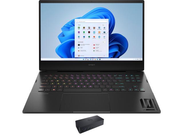 HP OMEN 16t-k000 Gaming & Entertainment Laptop (Intel i7-12700H 14-Core, 16.1" 60Hz Full HD (1920x1080), NVIDIA RTX 3060, 32GB DDR5 4800MHz RAM, 1TB SSD, Backlit KB, Win 11 Home) with D6000 Dock